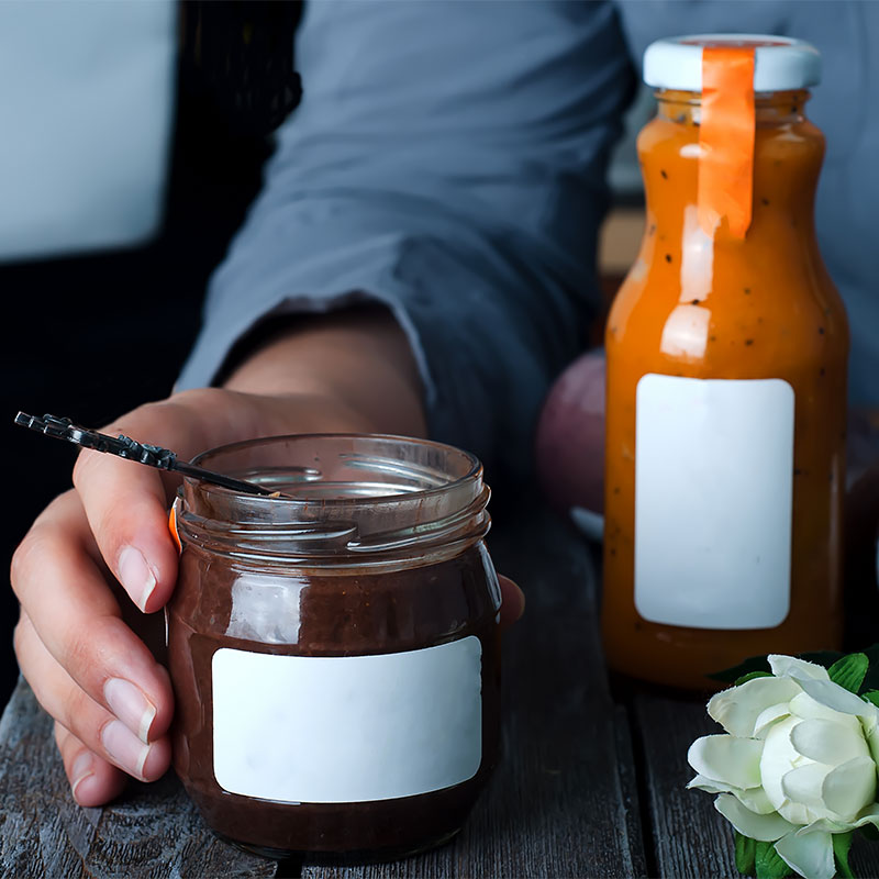 A photo of private or white labelled food products showcasing the differences.